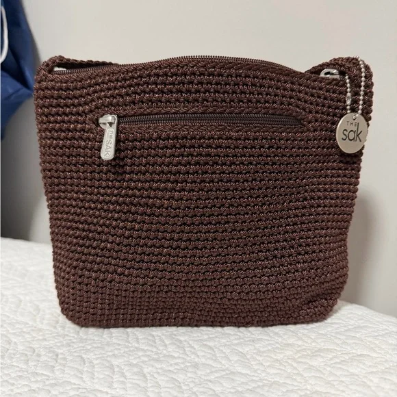 The Sak Dark Brown Crochet Bag New - Picture 2 of 7